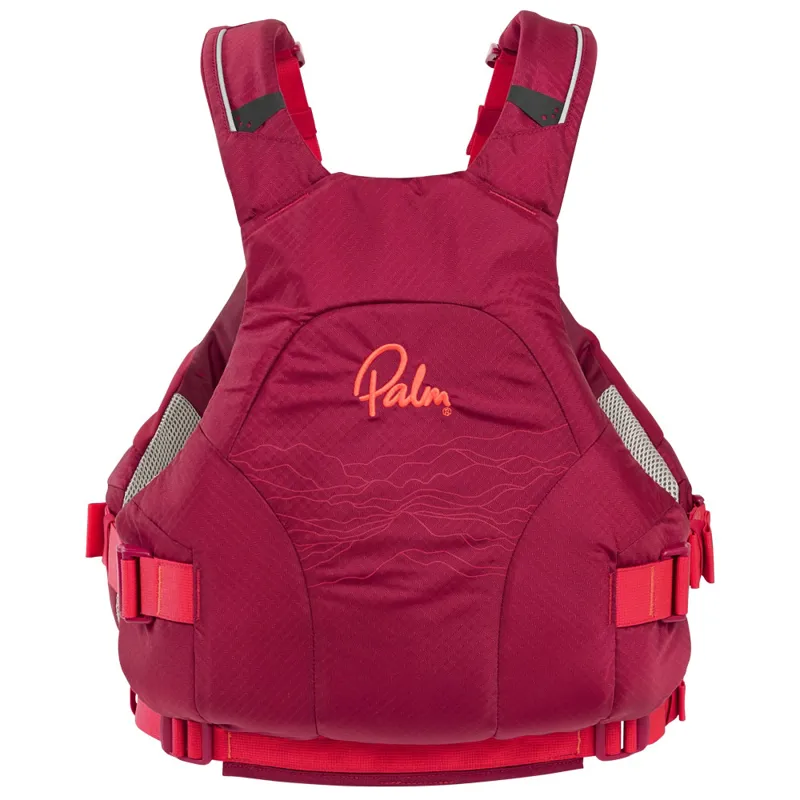 2025 Palm Equipment Riff Side Entry PFD Chilli-1